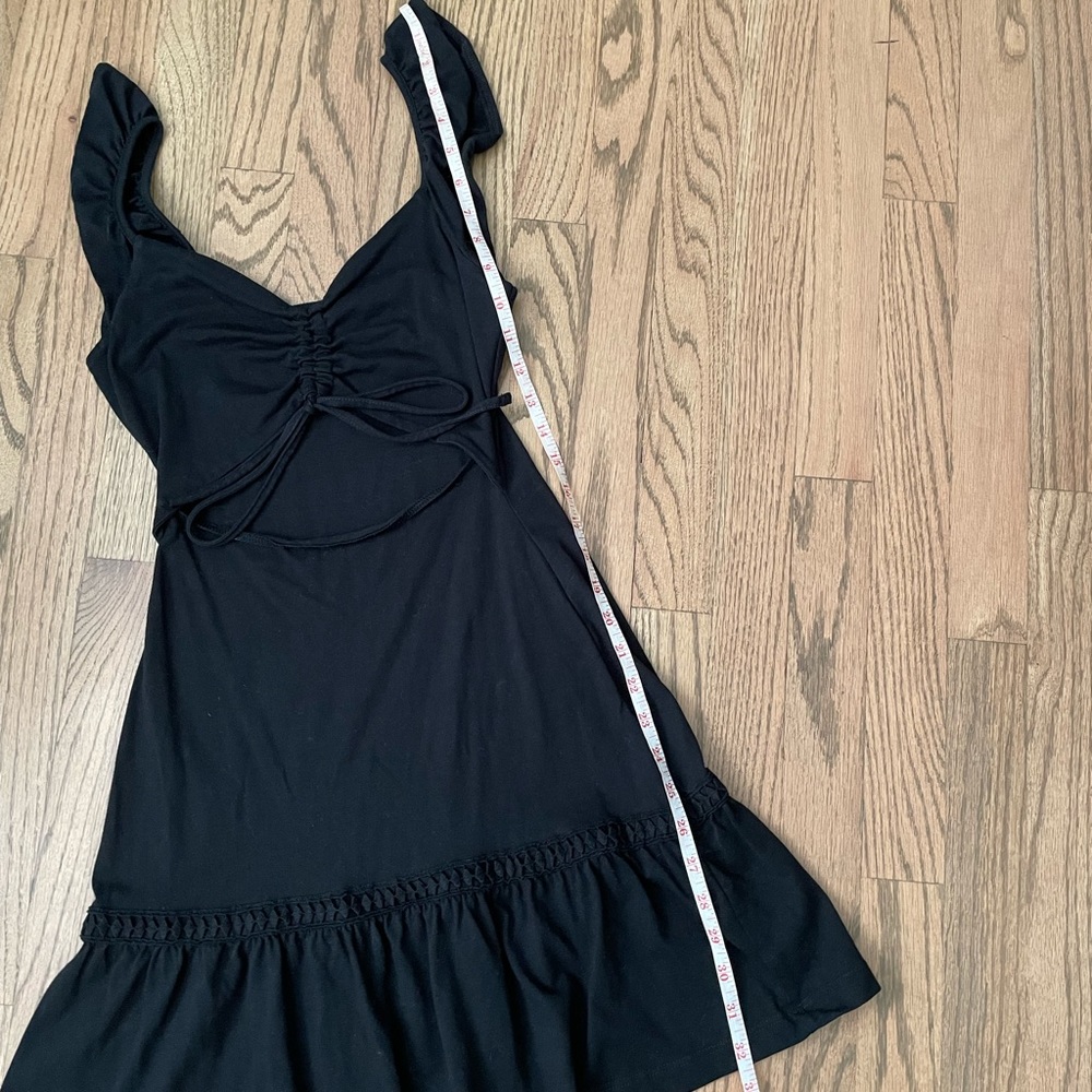 ASOS Petite Ruffle Sleeve Mini Dress - Picture 6 of 10